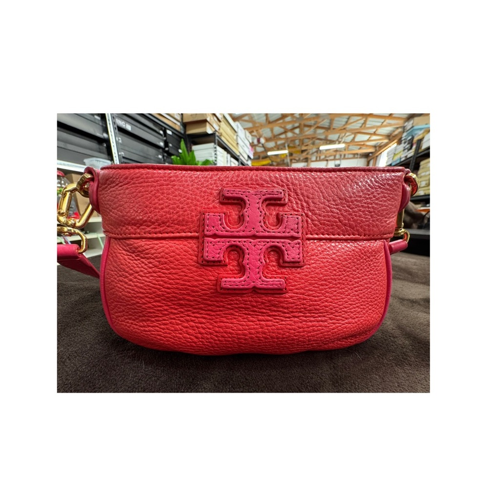 Tory Burch Vintage Vibrant Melon Crossbody Bag - Picture 1 of 7